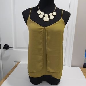 NWOT H&M Olive Green Tank Top, XS-0/2